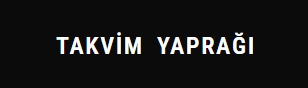 Takvim Yaprağı